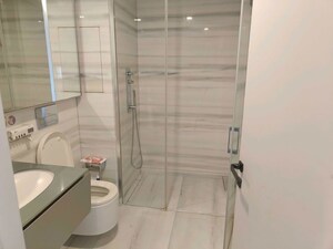 Bathroom in 3 BHK Apartment at Lodha The World Towers World One Tier 2, Worli – for Sale