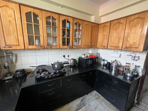 Kitchen in 2 BHK Builder Floor at Aman Vihar – for Rent
