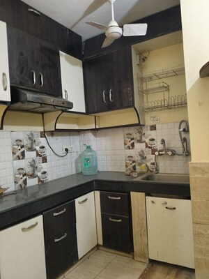 Kitchen in 2 BHK Builder Floor at Malviya Nagar – for Rent