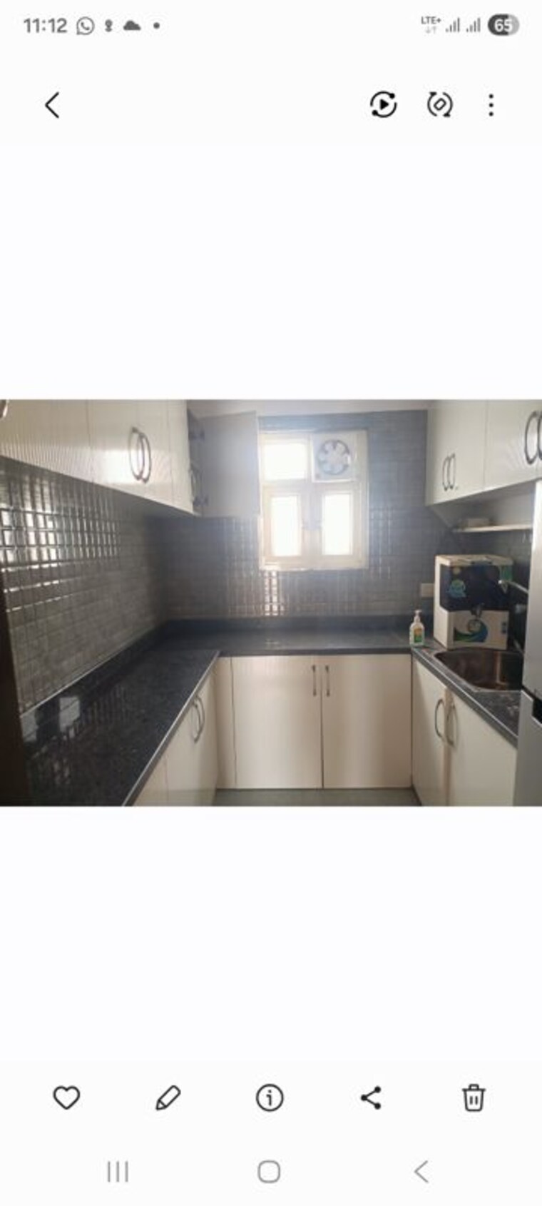 Kitchen, lajpat nagar ii 1 Bedroom 900 Sq.Ft. Builder Floor In Lajpat Nagar ii Delhi 10421677