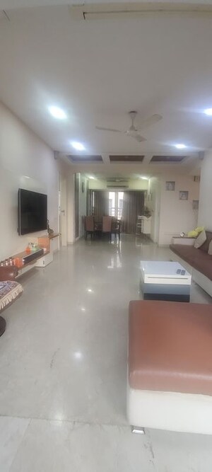 Living Room in 2 BHK Apartment at Ocean View Apartments, Worli – for Rent