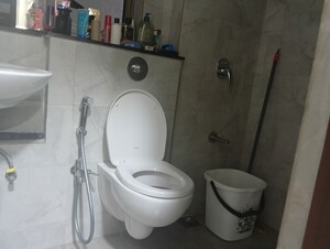 Bathroom in 1 BHK Apartment at Sheth Irene, Malad West – for Rent