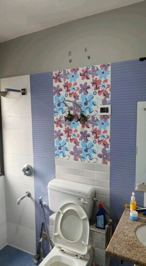 Bathroom in 3 BHK Apartment at MSA Golf Gardenia, Alpha Ii Greater Noida – for Rent