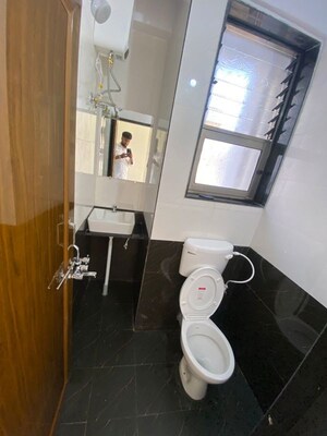 Bathroom in 1 RK Apartment at MIG Colony Gokhalenagar, Gokhalenagar – for Rent