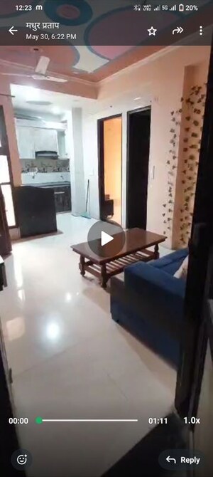 Living Room in 2 BHK Apartment at Ansal Palam Triangle, Palam Vihar Extension – for Rent