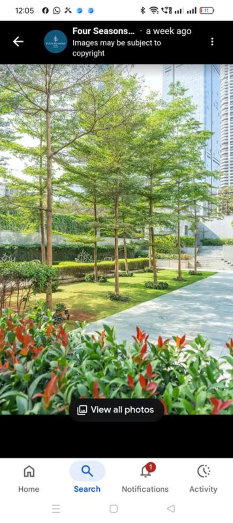 Garden, provenance-four-seasons-private-residences 5 Bedroom 5027 Sq.Ft. Penthouse In Worli Mumbai 10421736