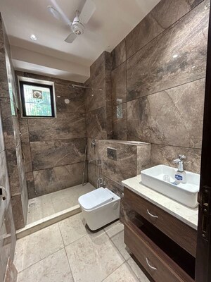Bathroom in 3 BHK Builder Floor at Sector 22b – for Rent