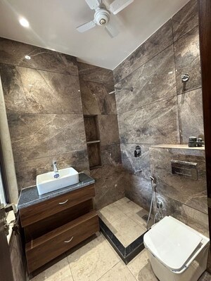 Bathroom in 3 BHK Builder Floor at Sector 22b – for Rent
