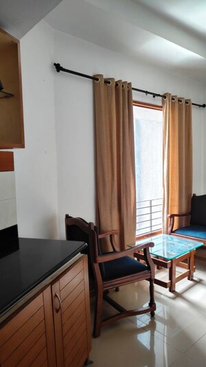 Living Room in 1 BHK Apartment at Accel CF, Cunningham Road – for Rent