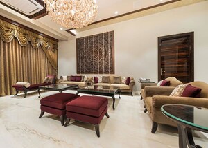 Living Room in 4 BHK Apartment at The Park Residency Andheri, Andheri West – for Rent