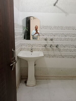 Bathroom in 3 BHK Builder Floor at Model Town – for Rent