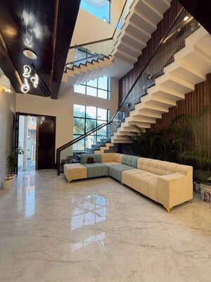 Staircase in 5 BHK Villa at Gandhi Path – for Sale