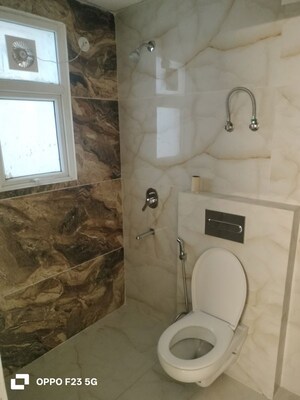Bathroom in 3 BHK Apartment at Omaxe The Palace, Gomti Nagar – for Rent