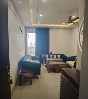 Living Room in 4 BHK Apartment at Affinity Greens, International Airport Road – for Rent