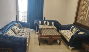 Living Room in 4 BHK Apartment at Affinity Greens, International Airport Road – for Rent