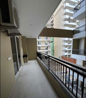 Balcony in 3 BHK Apartment at Maya Green Lotus Utsav, International Airport Road – for Rent