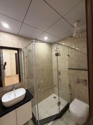 Bathroom in 3 BHK Apartment at Raj One Good Earth, Sector 71 – for Rent