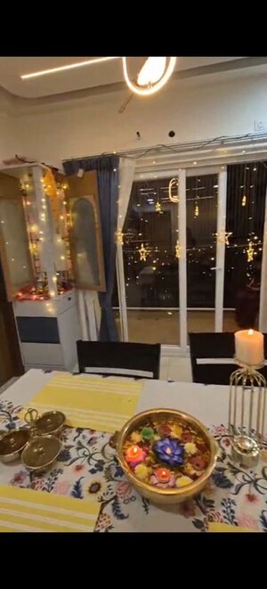 Living Room in 3 BHK Apartment at Prestige Tranquil, Kokapet – for Rent