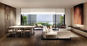Dining area in 3 BHK Apartment at Krisumi Waterside Residences, Sector 36a – for Sale
