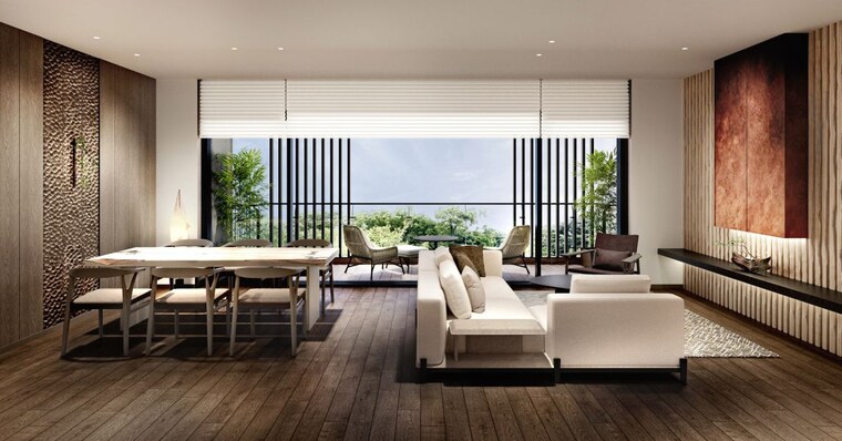Dining area, krisumi-waterside-residences 3 Bedroom 2260 Sq.Ft. Apartment In Sector 36a Gurgaon 10422731