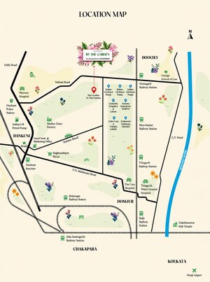  Plot – Map Location View at Uttarpara - for Sale