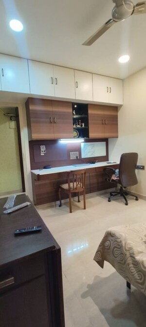 Living Room in 3 BHK Apartment at Siddhachal Phase 8 Building No. 4 Chs Ltd, Manpada – for Rent