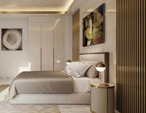 Living Room in 3 BHK Builder Floor at Smart World Gems, Sector 89 – for Sale