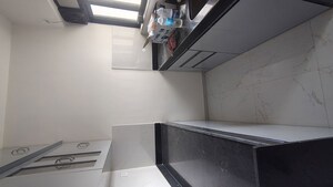 Kitchen in 1 RK Apartment at Runwal Gardens, Dombivli East – for Rent
