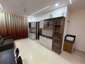 Living Room in 3 BHK Apartment at Aurobindo The Regent, Kondapur – for Rent