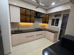 Kitchen in 3 BHK Apartment at Aurobindo The Regent, Kondapur – for Rent
