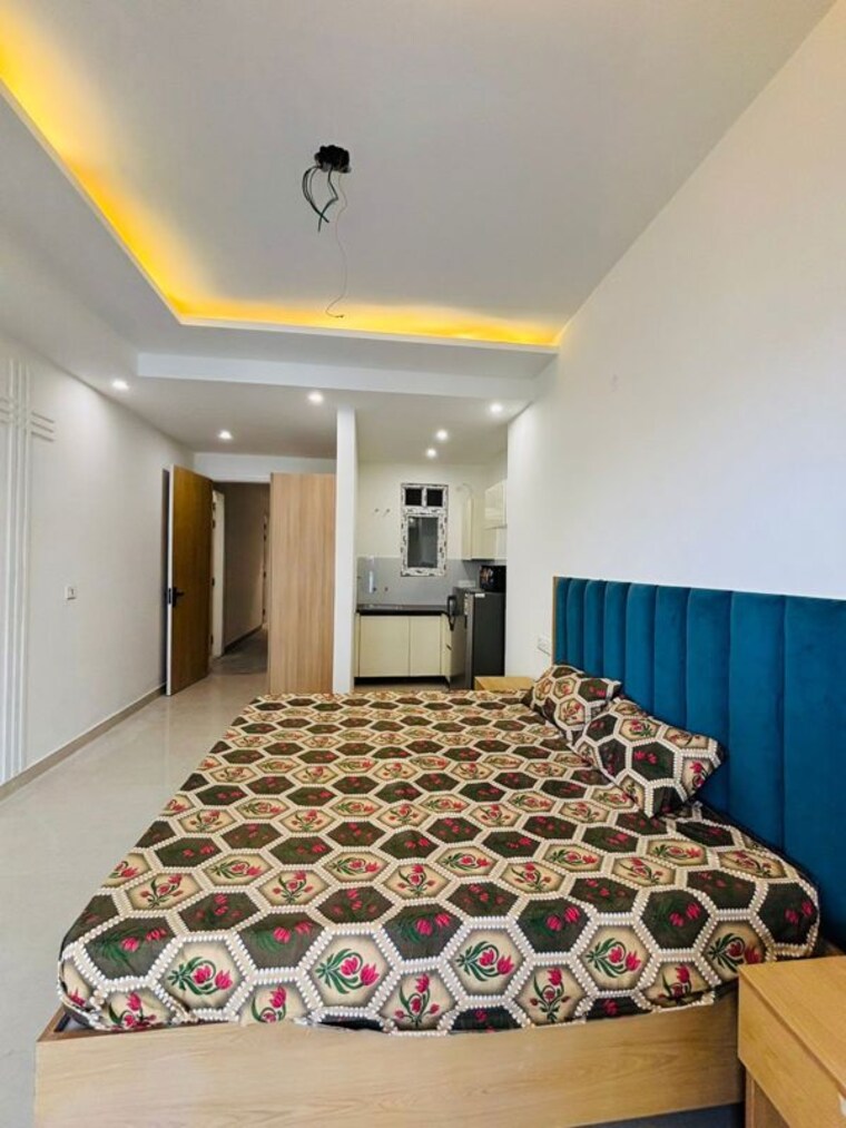 Bedroom, sector 53 1 RK 350 Sq.Ft. Builder Floor In Sector 53 Gurgaon 10422895