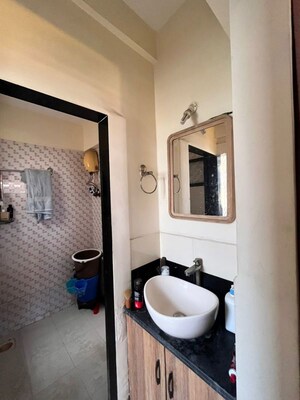 Bathroom in 1 BHK Apartment at Sandesh Nagar – for Rent