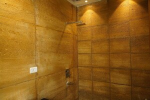 Bathroom in 5 BHK Villa at Gold Fish Zresta, Kokapet – for Rent