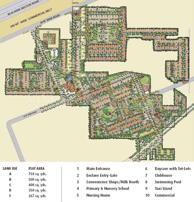 Master Plan, emaar-serenity-hills 4 Bedroom 2900 Sq.Ft. Apartment In Sector 86 Gurgaon 10422892