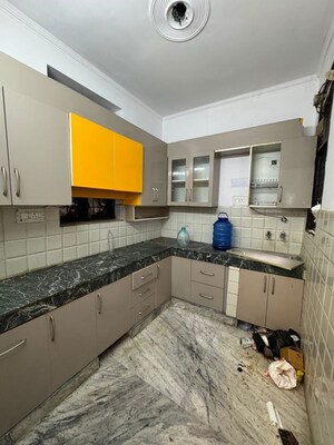 Kitchen in 3 BHK Builder Floor at Green Fields Colony – for Rent