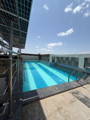 Swimming Pool in 3 BHK Apartment at Mantra 99 Riverfront, Baner – for Rent