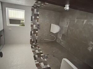 Bathroom in 3 BHK Apartment at Praneeth Pranav Solitaire, Bachupally – for Rent