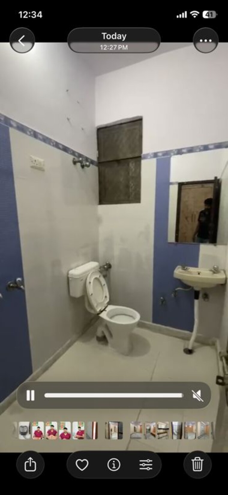 Bathroom, vasundhara sector 3 2 Bedroom 112 Sq.Mt. Builder Floor In Vasundhara Sector 3 Ghaziabad 10422987