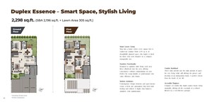 Floor Plan in 3 BHK Villa at Valmark City Ville, Bannerghatta Road – for Sale