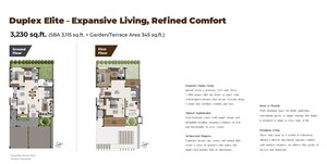 Floor Plan in 3 BHK Villa at Valmark City Ville, Bannerghatta Road – for Sale
