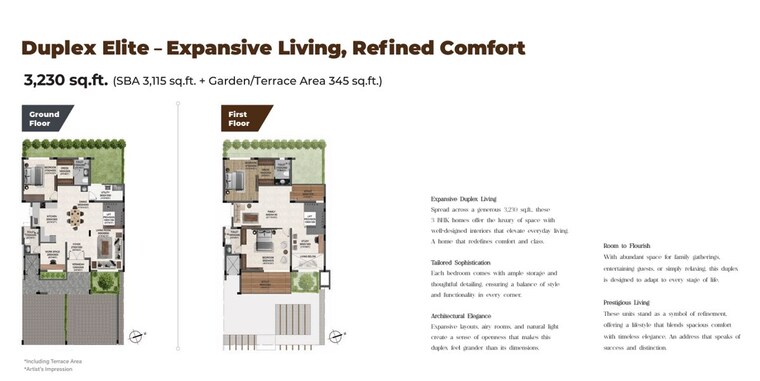 Floor Plan, valmark-city-ville 3 Bedroom 2298 Sq.Ft. Villa In Bannerghatta Road Bangalore 10422909