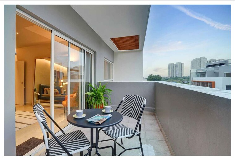 Balcony, valmark-city-ville 3 Bedroom 2298 Sq.Ft. Villa In Bannerghatta Road Bangalore 10422909