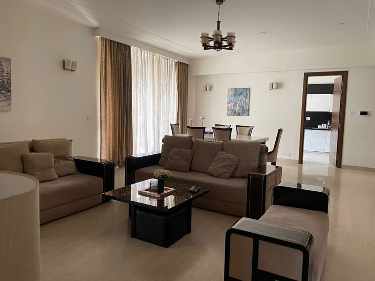 Living Room, m3m-golf-estate-fairway-east 4 Bedroom 4900 Sq.Ft. Apartment In Sector 65 Gurgaon 10423023