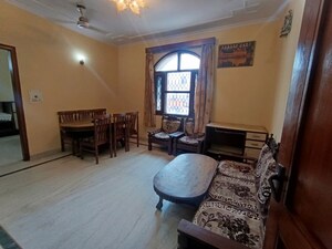 Living Room in 2 BHK Builder Floor at Malviya Nagar – for Rent