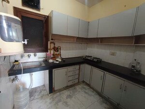 Kitchen in 2 BHK Builder Floor at Malviya Nagar – for Rent