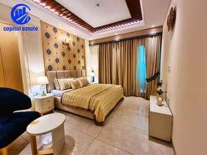 Living Room in 3 BHK Apartment at Motia Harmony Greens, Kishanpura – for Sale