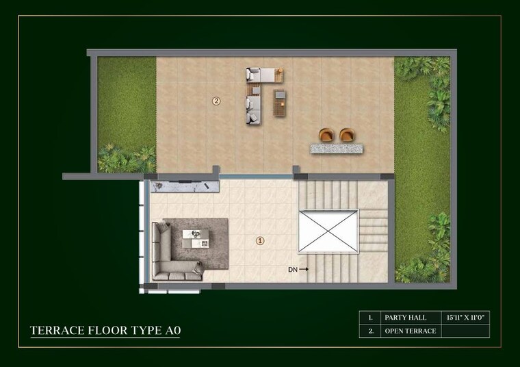 Floor Plan, purva-sparkling-springs 3 Bedroom 3000 Sq.Ft. Villa In Bannerghatta Bangalore 10423018