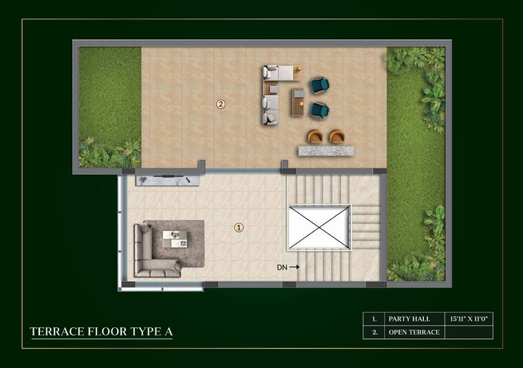 Floor Plan, purva-sparkling-springs 3 Bedroom 3000 Sq.Ft. Villa In Bannerghatta Bangalore 10423018