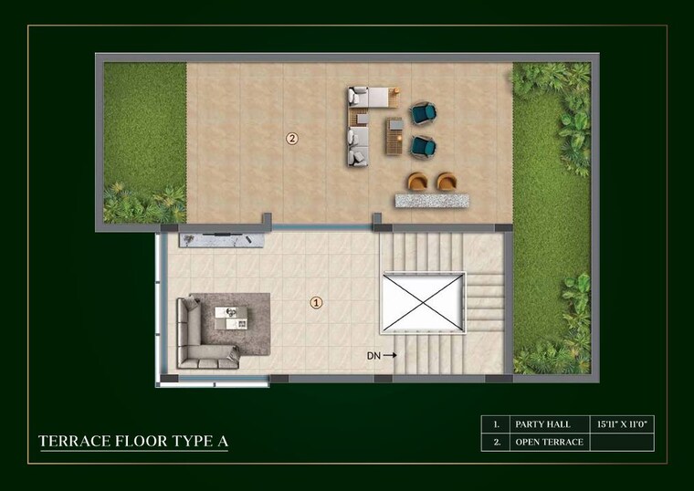 Floor Plan, purva-sparkling-springs 3 Bedroom 3000 Sq.Ft. Villa In Bannerghatta Bangalore 10423018
