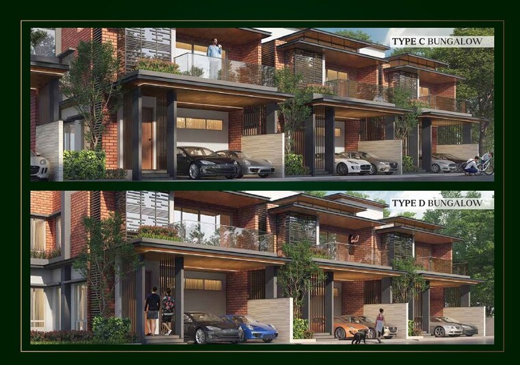Exterior View, purva-sparkling-springs 3 Bedroom 3000 Sq.Ft. Villa In Bannerghatta Bangalore 10423018